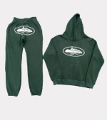 Corteiz Marque Alcatraz Logo Set Vert Ensemble