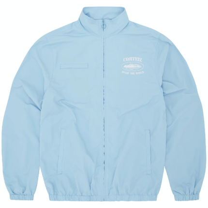 Corteiz Marque Logo Shuku Bleu Bébé Veste