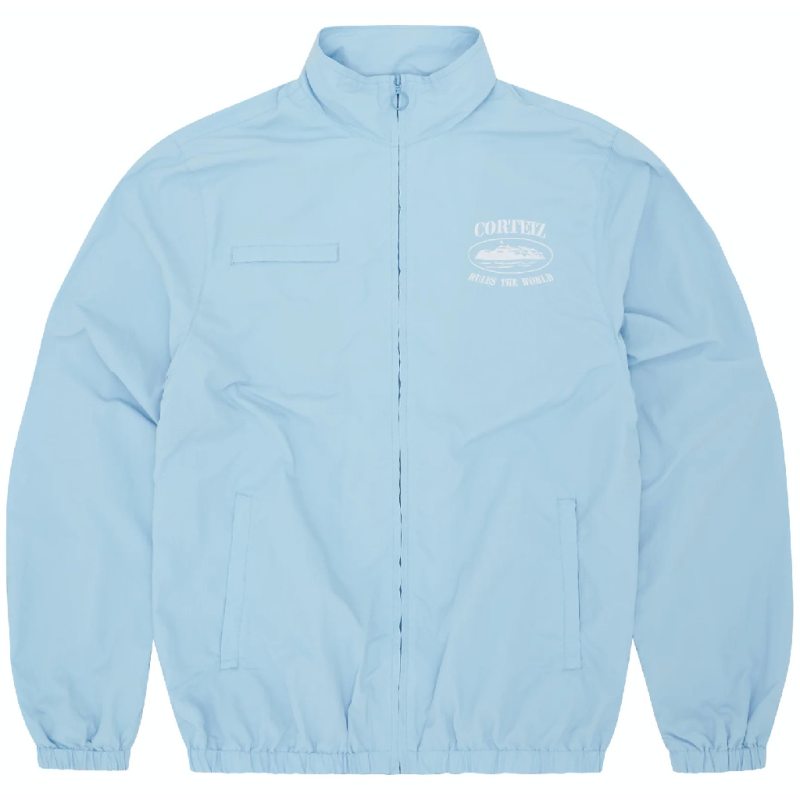 Corteiz Marque Logo Shuku Bleu Bébé Veste